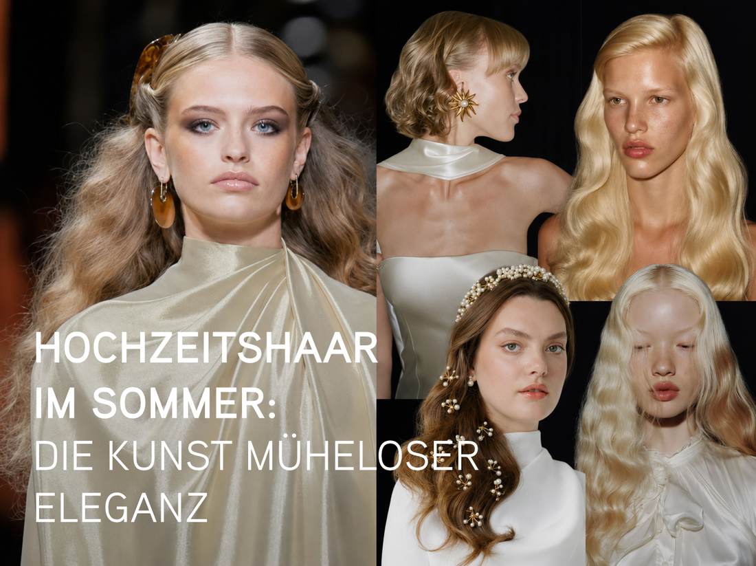Hochzeitshaar im Sommer: Die Kunst müheloser Eleganz